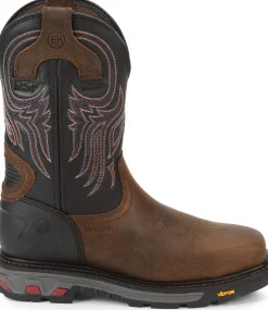 Justin Boots Tanker 11" Steel Toe Walnut Outlet