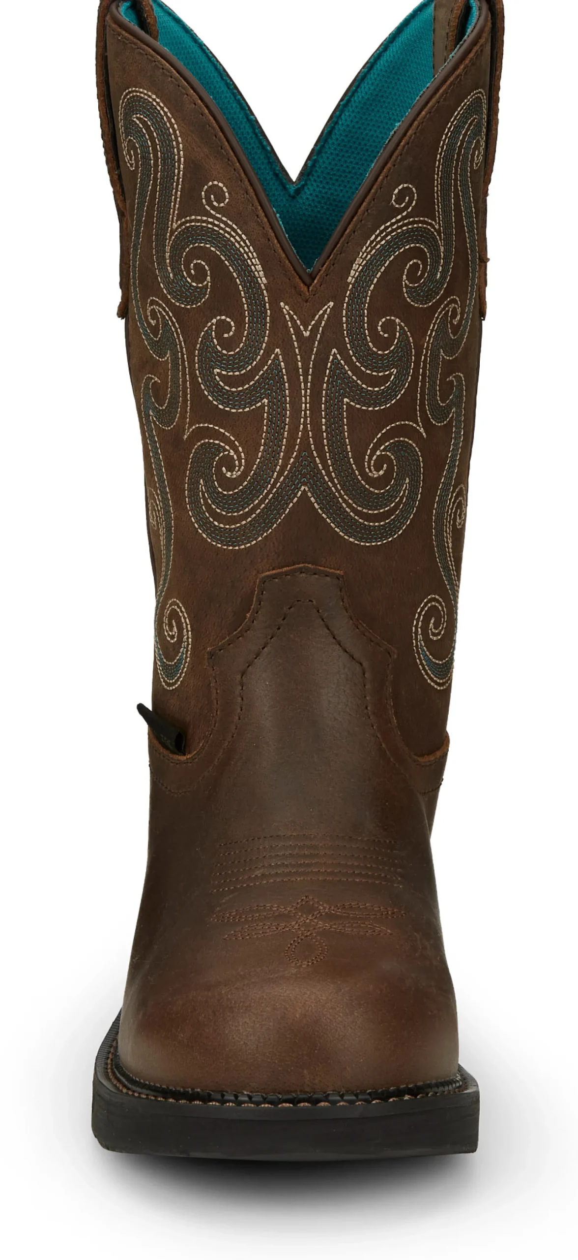 Justin Boots Tasha 11" Steel Toe Waterproof Work Boot Brown New