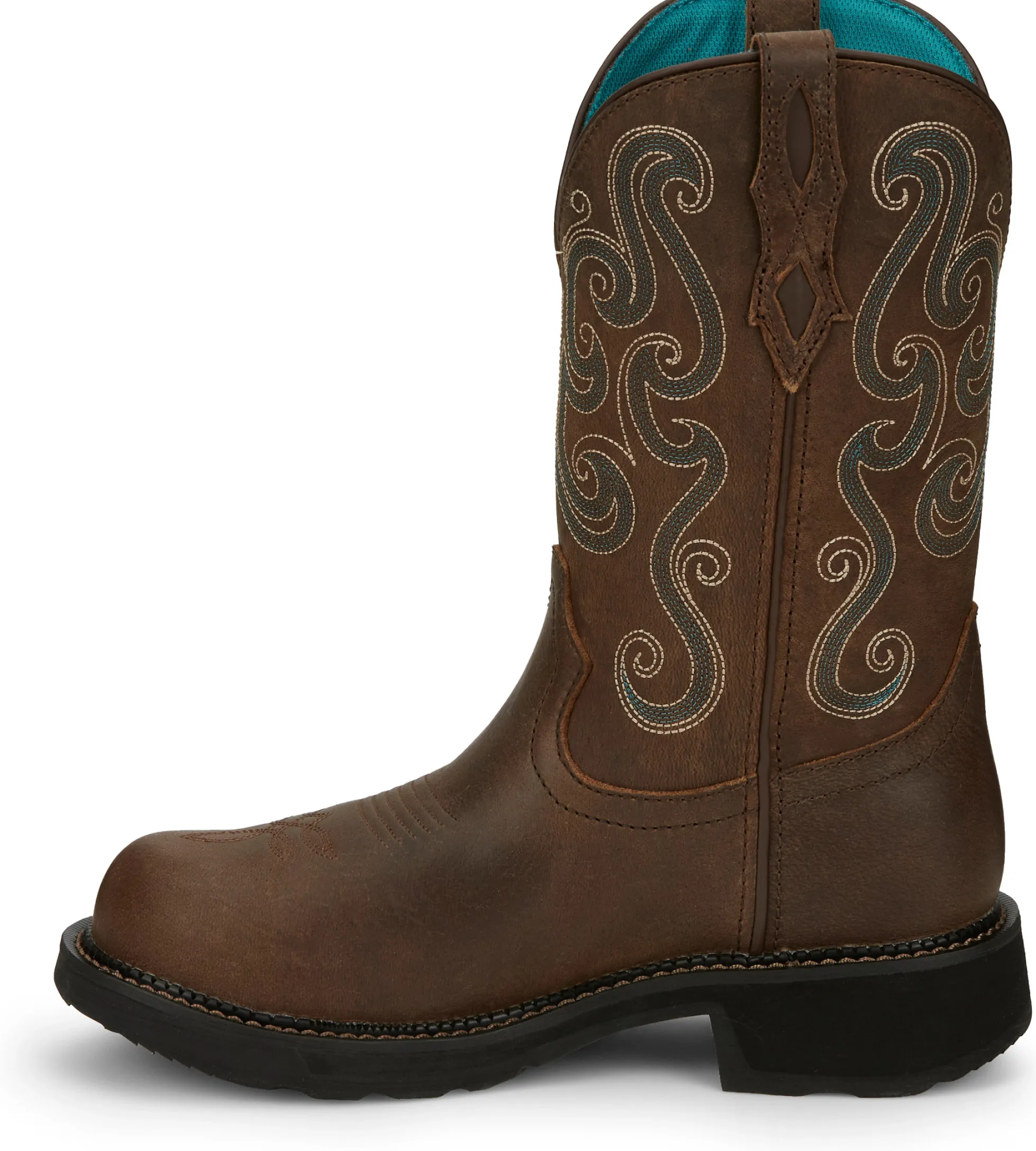 Justin Boots Tasha 11" Steel Toe Waterproof Work Boot Brown New