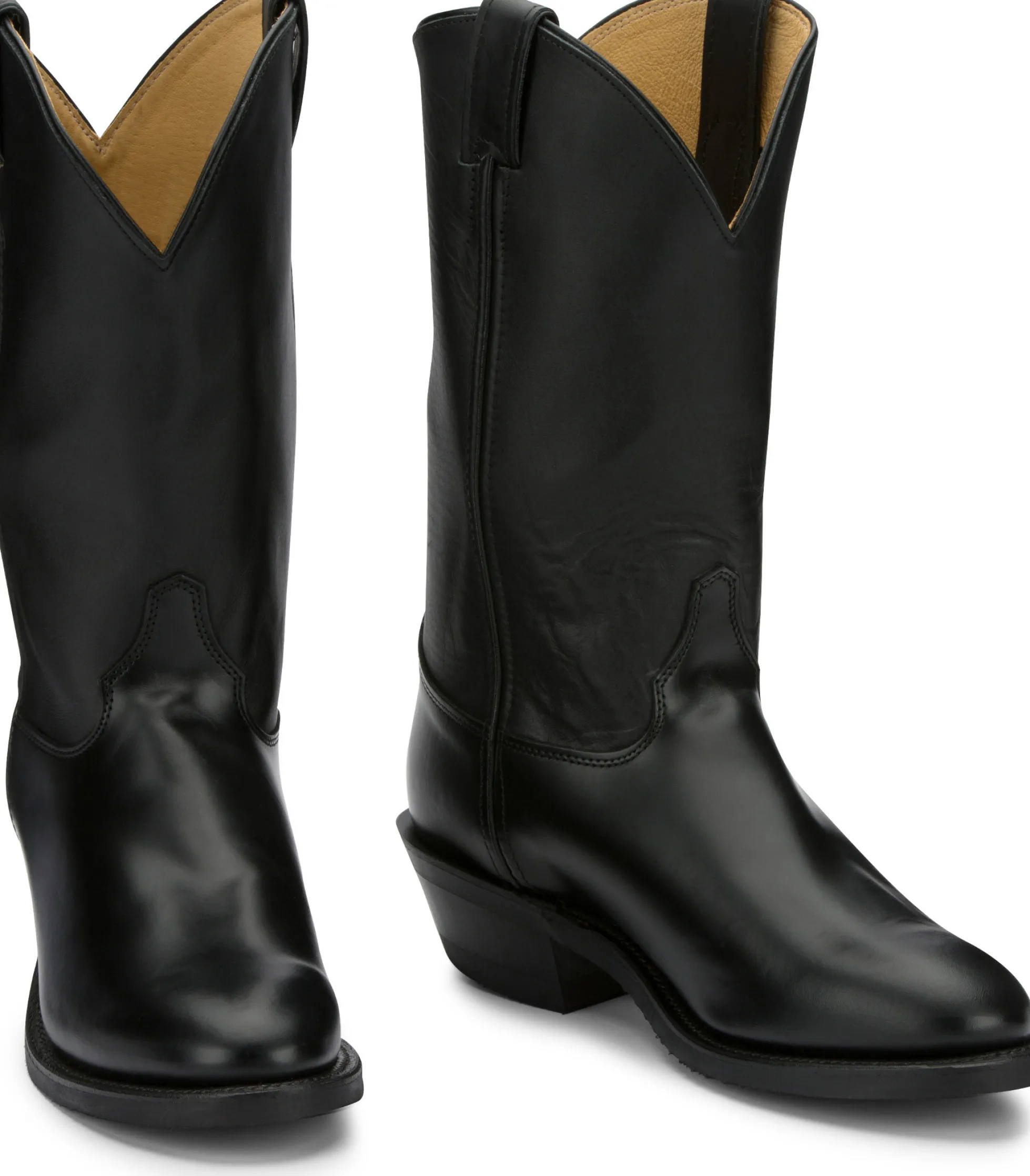 Justin Boots Tobias 12" Western Black Sale