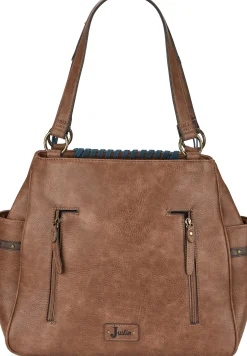 Justin Boots Tote Bag Brown