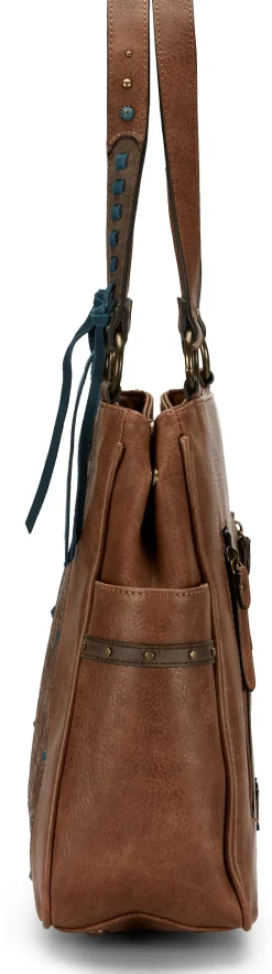 Justin Boots Tote Bag Brown