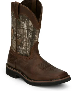 Justin Boots Trekker 11" Waterproof Chocolate Discount