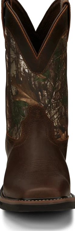 Justin Boots Trekker 11" Waterproof Chocolate Discount