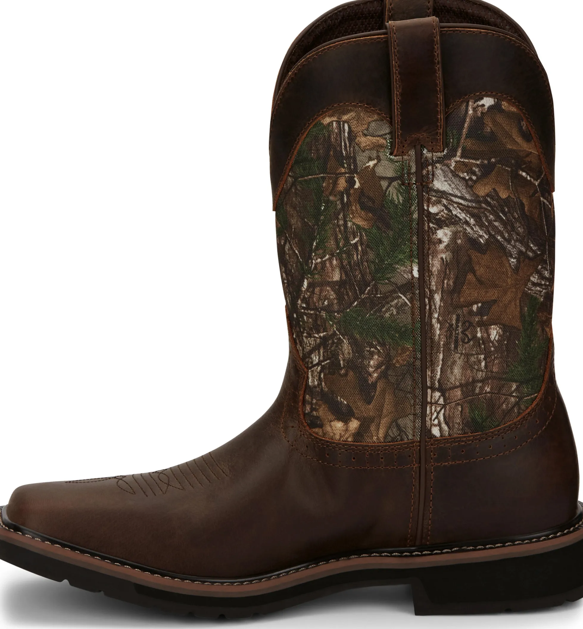 Justin Boots Trekker 11" Waterproof Chocolate Discount