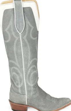 Justin Boots Verlie 17” Women’S Western Boot Dusty Blue Clearance