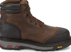 Justin Boots Warhawk 6" Waterproof Nano Comp Toe Whiskey