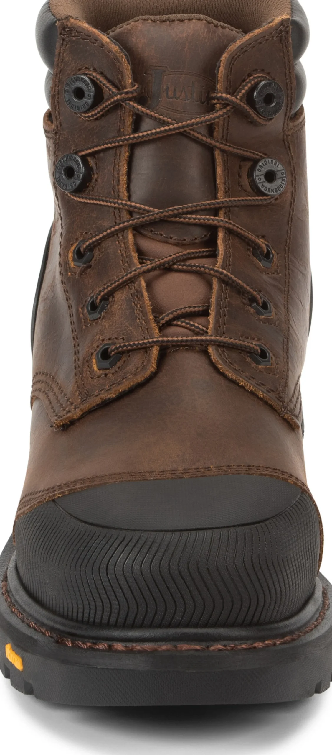 Justin Boots Warhawk 6" Waterproof Nano Comp Toe Whiskey