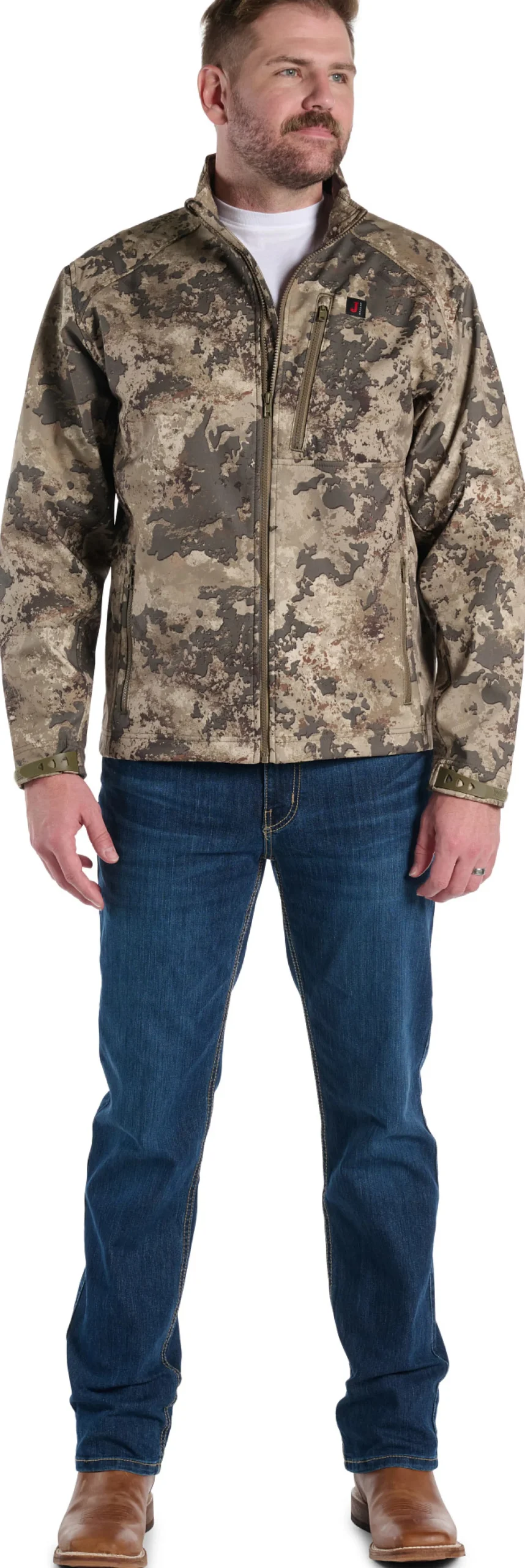 Justin Boots Weather Resisting Jacket Camo Multicolor Online