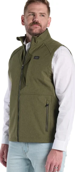 Justin Boots Weather Resisting Vest Olive Heather Outlet