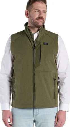 Justin Boots Weather Resisting Vest Olive Heather Outlet