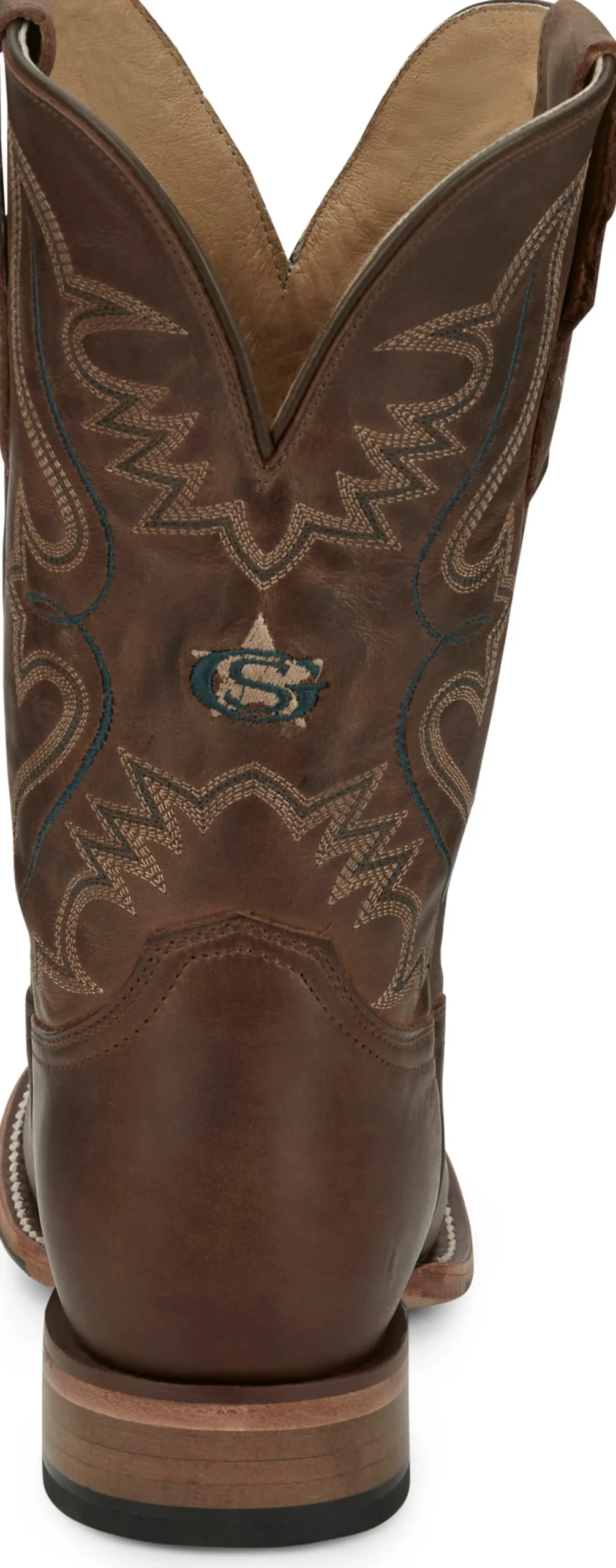 Justin Boots Wells 11" Western Rich Mahogany Discount