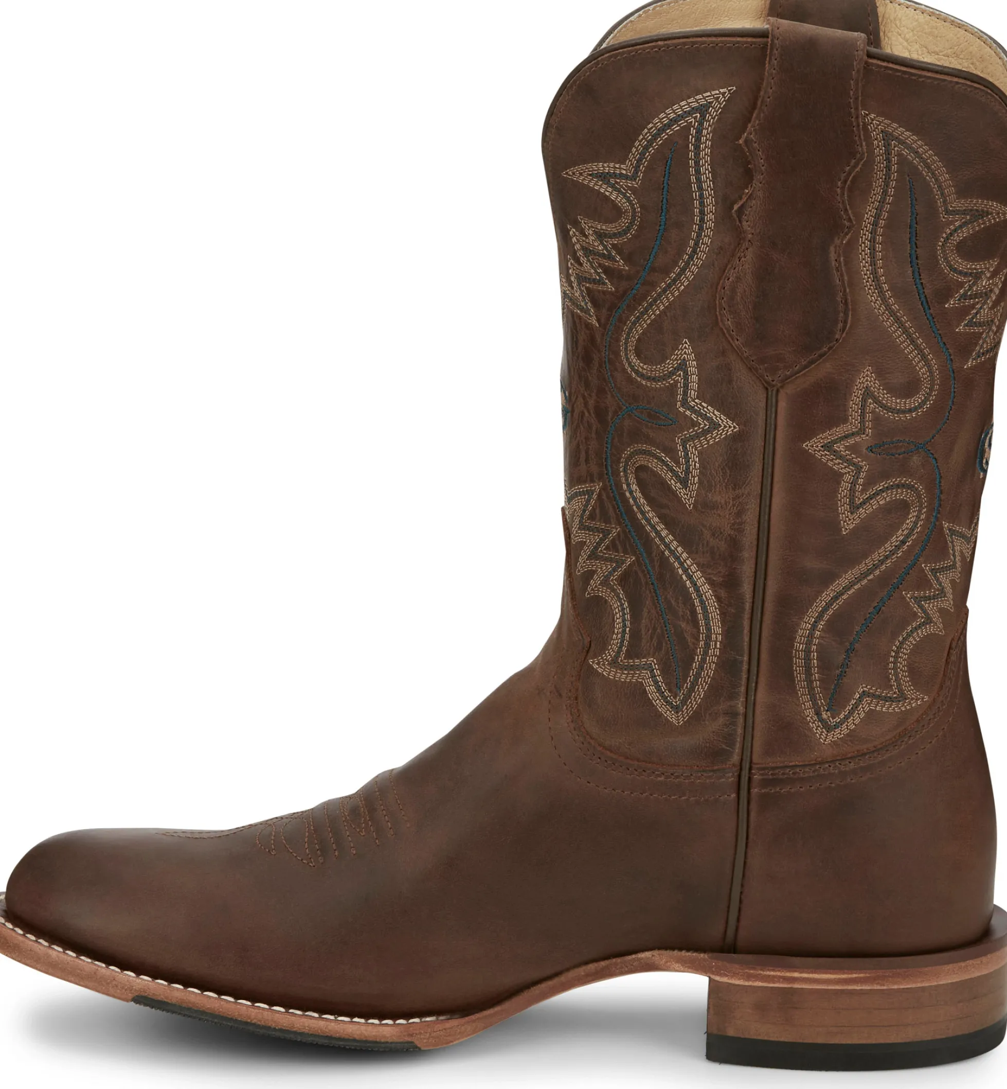 Justin Boots Wells 11" Western Rich Mahogany Discount
