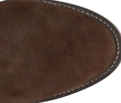 Justin Boots Wes 10" Suede Roper Almond Discount