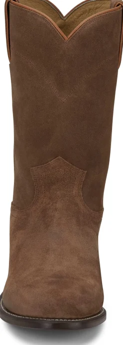 Justin Boots Wes 10" Suede Roper Butterscotch Clearance