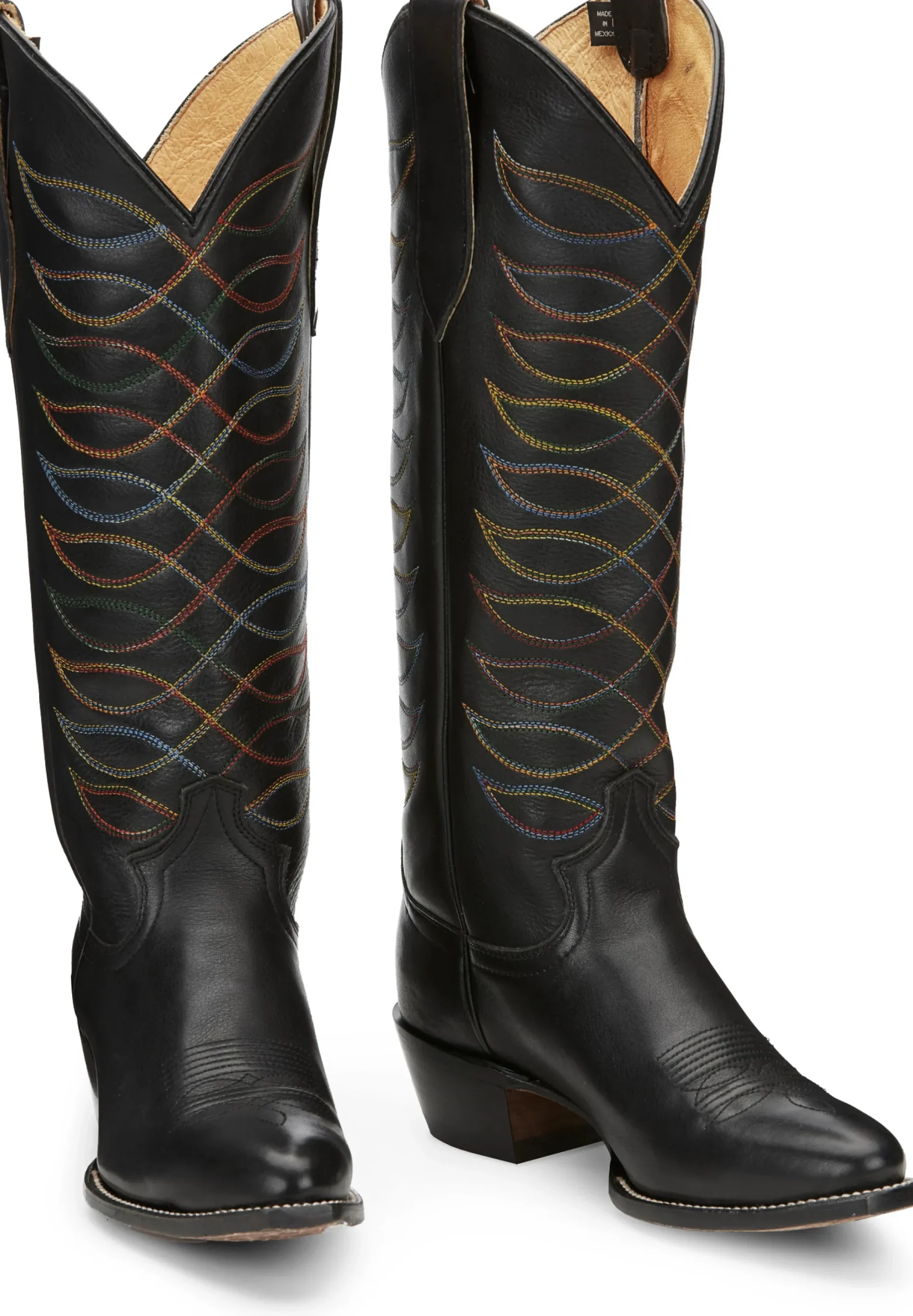 Justin Boots Whitley 15” Women’S Western Boot Midnight Black