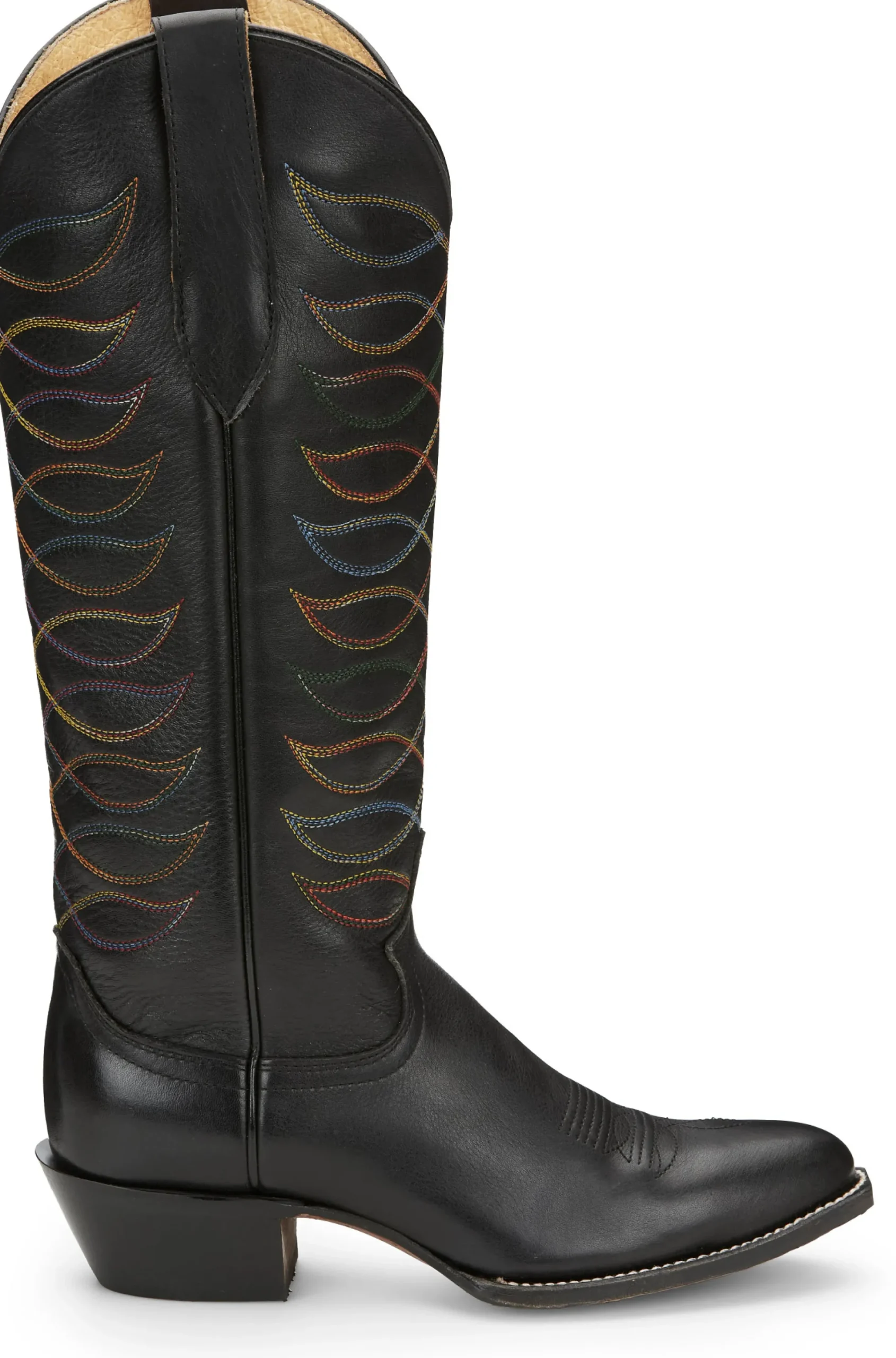 Justin Boots Whitley 15” Women’S Western Boot Midnight Black