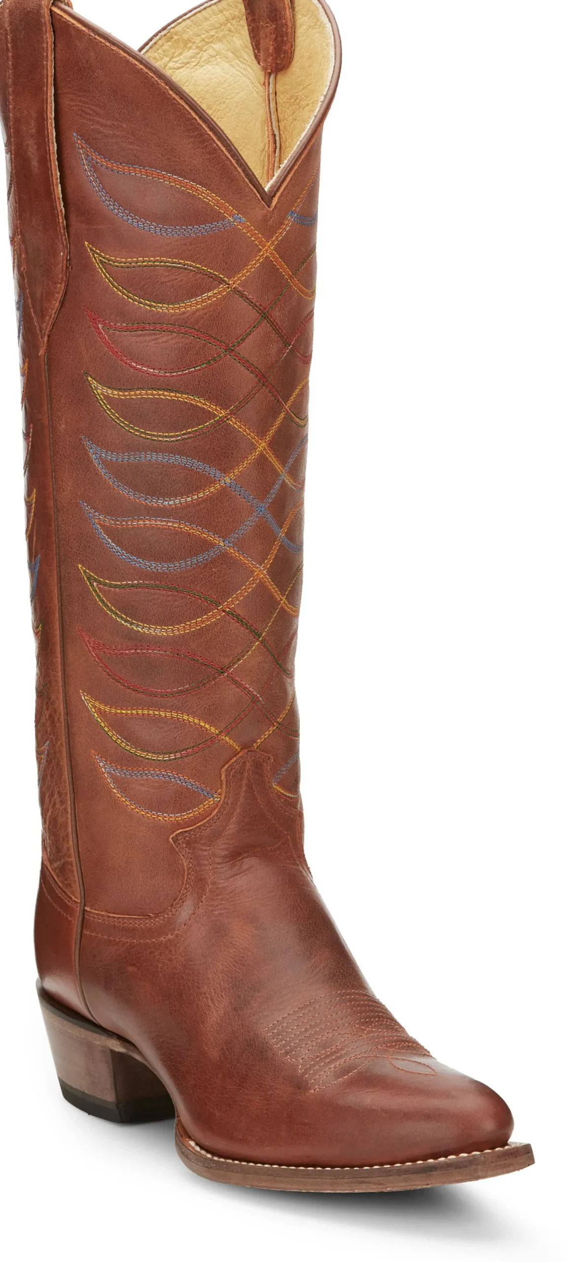 Justin Boots Whitley 15” Women’S Western Boot Rustic Amber Hot