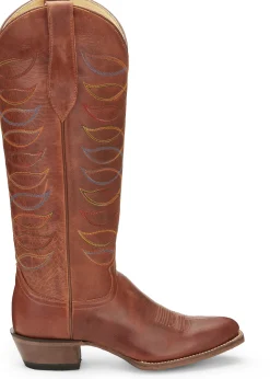 Justin Boots Whitley 15” Women’S Western Boot Rustic Amber Hot