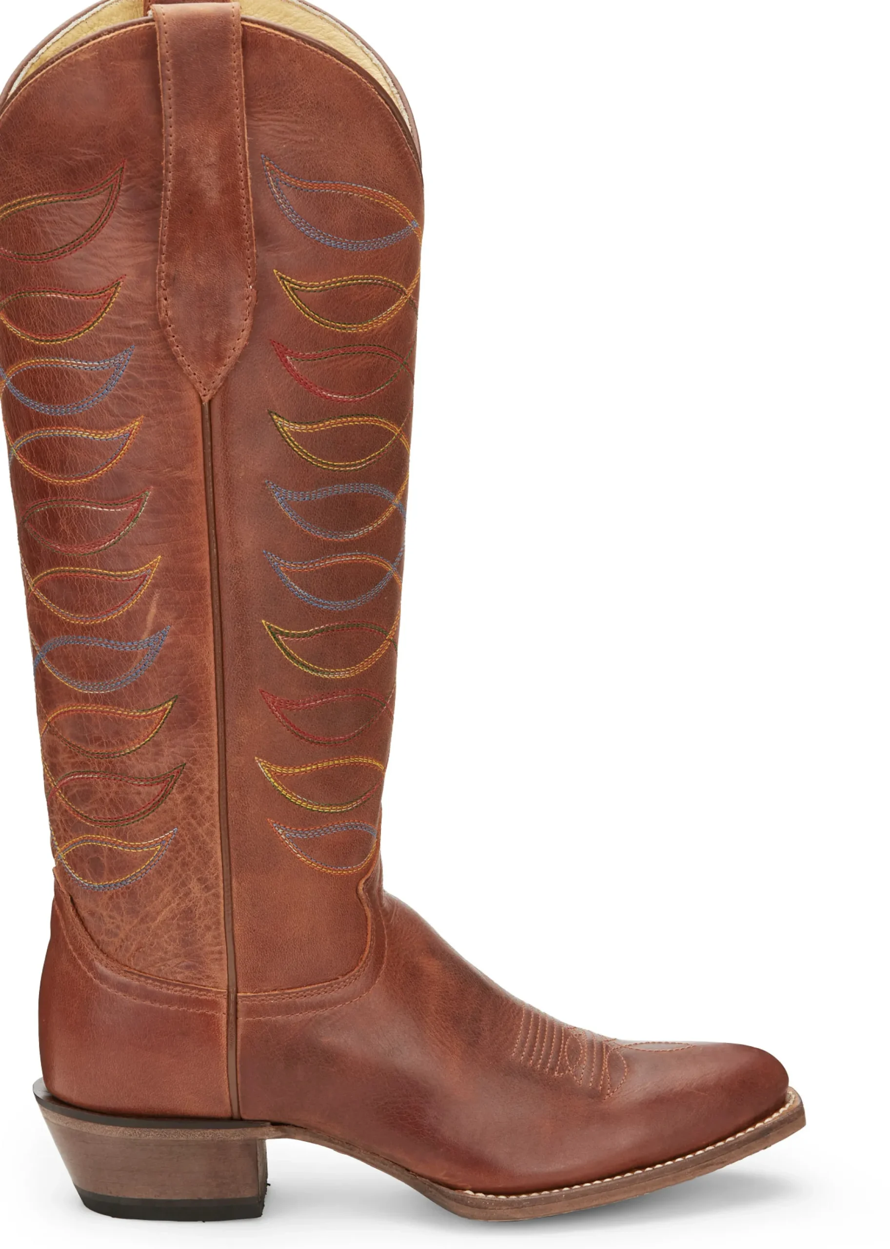 Justin Boots Whitley 15” Women’S Western Boot Rustic Amber Hot