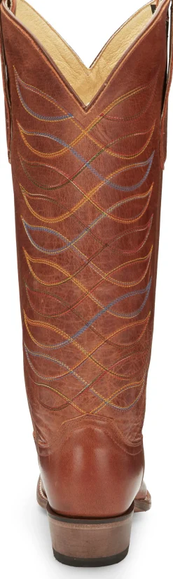 Justin Boots Whitley 15” Women’S Western Boot Rustic Amber Hot