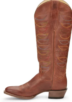Justin Boots Whitley 15” Women’S Western Boot Rustic Amber Hot