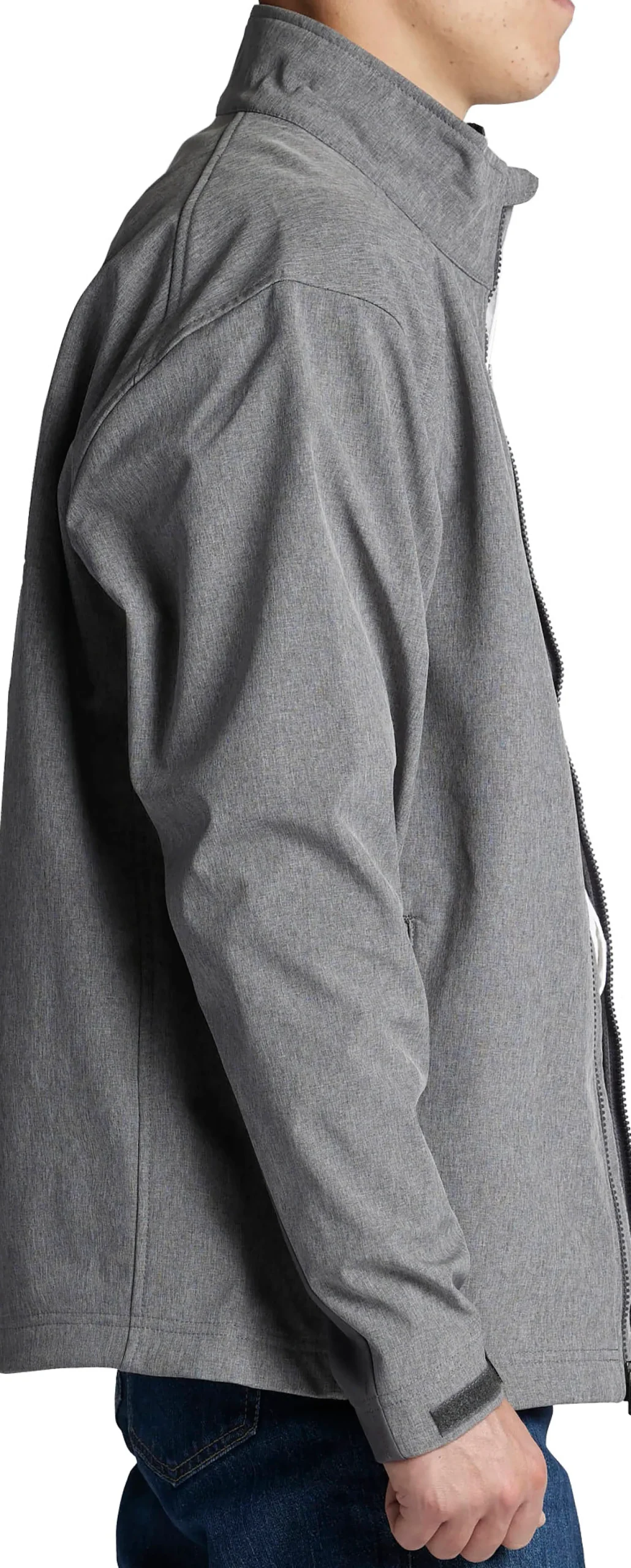 Justin Boots Wind/Water Resistant Jacket Grey Heather Online