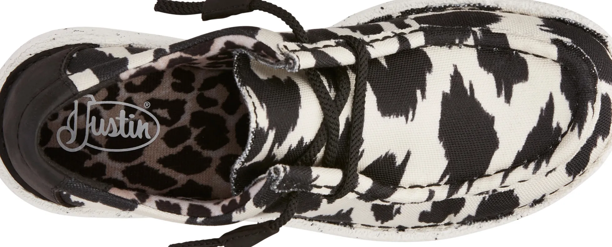 Justin Boots Women'S Hazer Print Multicolor - Black/White Sale
